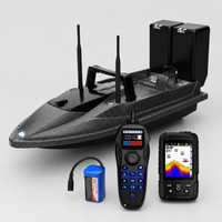 Bait Boat Medio - Carbonio - PRO - Fishfinder + Pilota Automatico