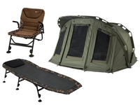Pacchetto Carpa – Sedia, Bedchair & Bivvy 2 Posti