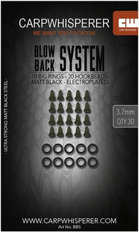 Anelli Rotondi per Rig - Sistema Blow Back - 10 pezzi - Verde Erboso
