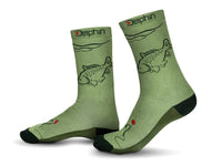 Happy Fishing - Calze per carpa - Confortevoli - Taglia 41-46 - Verde
