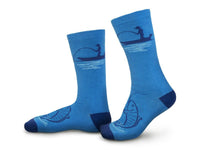 Happy Fishing - Calze - Confortevoli - Taglia 41-46 - blu