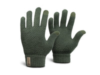 Guanti KNITY - Lavorati a maglia - Unisex - Verde - Touchscreen