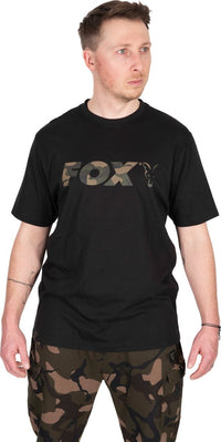T-shirt con logo Black Camo