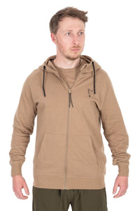 Collezione LW Zip Felpa con Cappuccio Tan Ltd