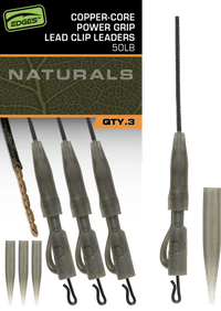 Edges Naturals Copper-Core Power Grip Lead Clip Terminali