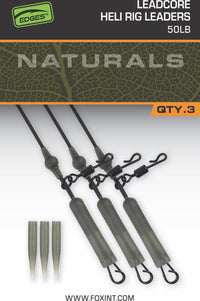Edges Naturals Leadcore Heli Rig Leader