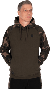 Felpa Premium 310 con Cappuccio Khaki Camo