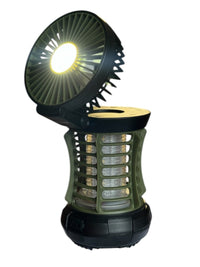 Lampada Antizanzare e Illuminazione - Ricaricabile - Con Ventilatore