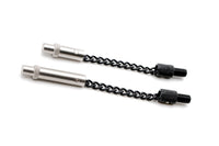 Catena nera in acciaio inox con adattatore