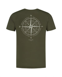 Compass Tee - Verde Oliva Scuro