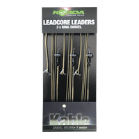 Terminale Leadcore - 100cm - Girella con anello - 3 pezzi