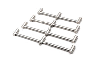 Singlez - 3 Canne - Buzzbar - Acciaio Inox Argento