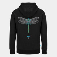 Felpa con cappuccio Emperor - Blu elettrico e verde