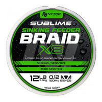 Sublime X8 Treccia Affondante per Feeder