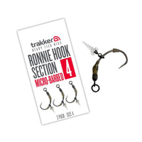 Ronnie Hook Confezione Sezioni - 3 Pezzi - Micro Amo con Ardiglione