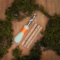 Wiertło do przynęt + korkowe patyczki