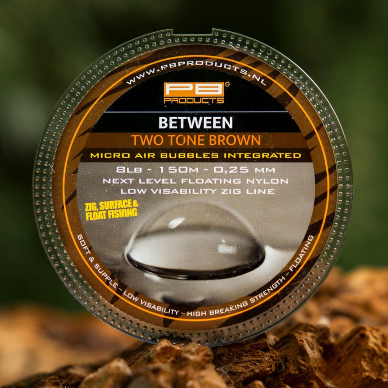 Between Zig Line - 0,25 mm - 150 m - Dwukolorowy brązowy