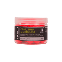 Avid Carp Crab, Tuna & Spirulina - Pop - ups - 14mm - Roze - KarperCentrale