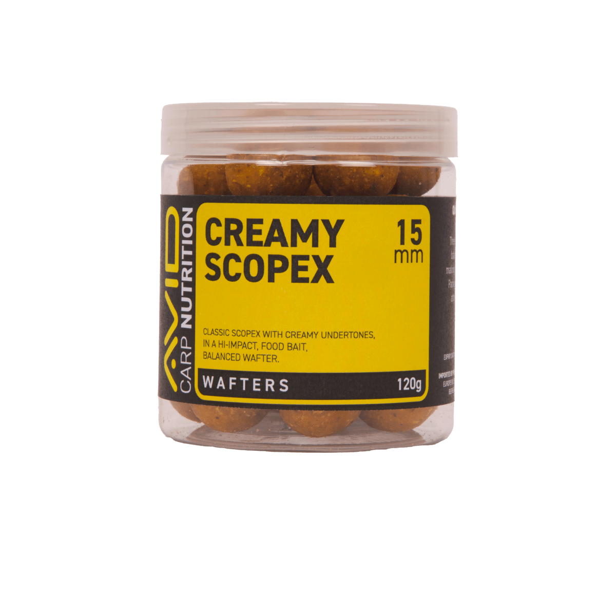 Avid Carp Creamy Scopex - Wafter - KarperCentrale