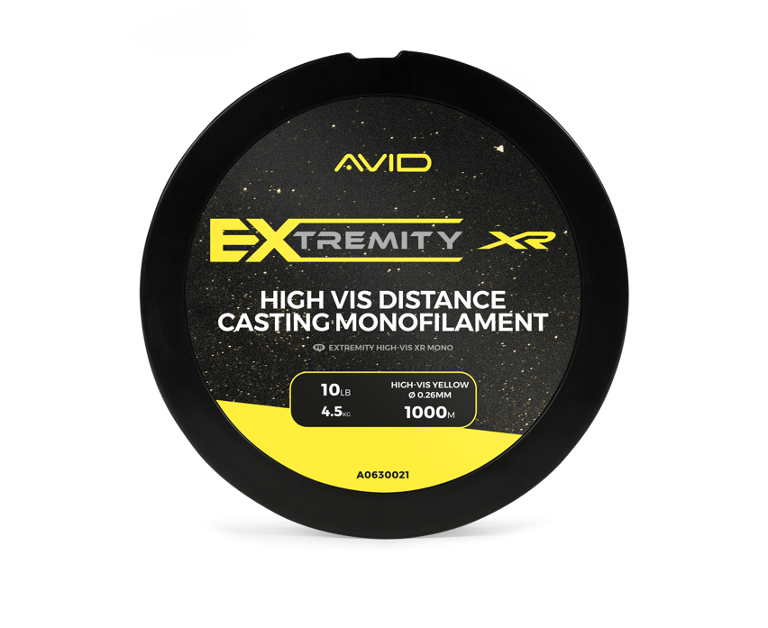 Avid Carp Extremity - HiVis - XR Mono - 1000m - KarperCentrale