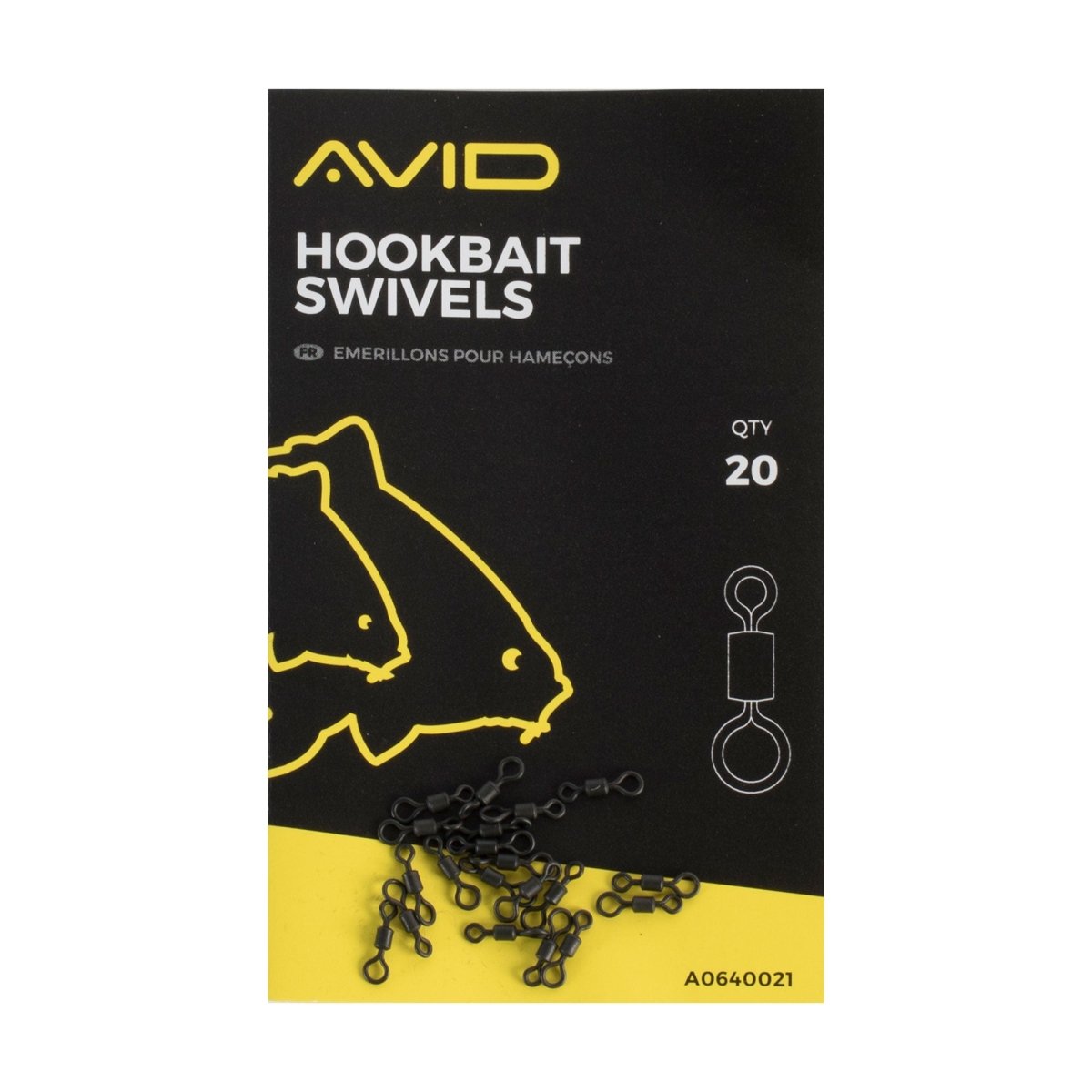 Avid Carp Hookbait Swivels - KarperCentrale