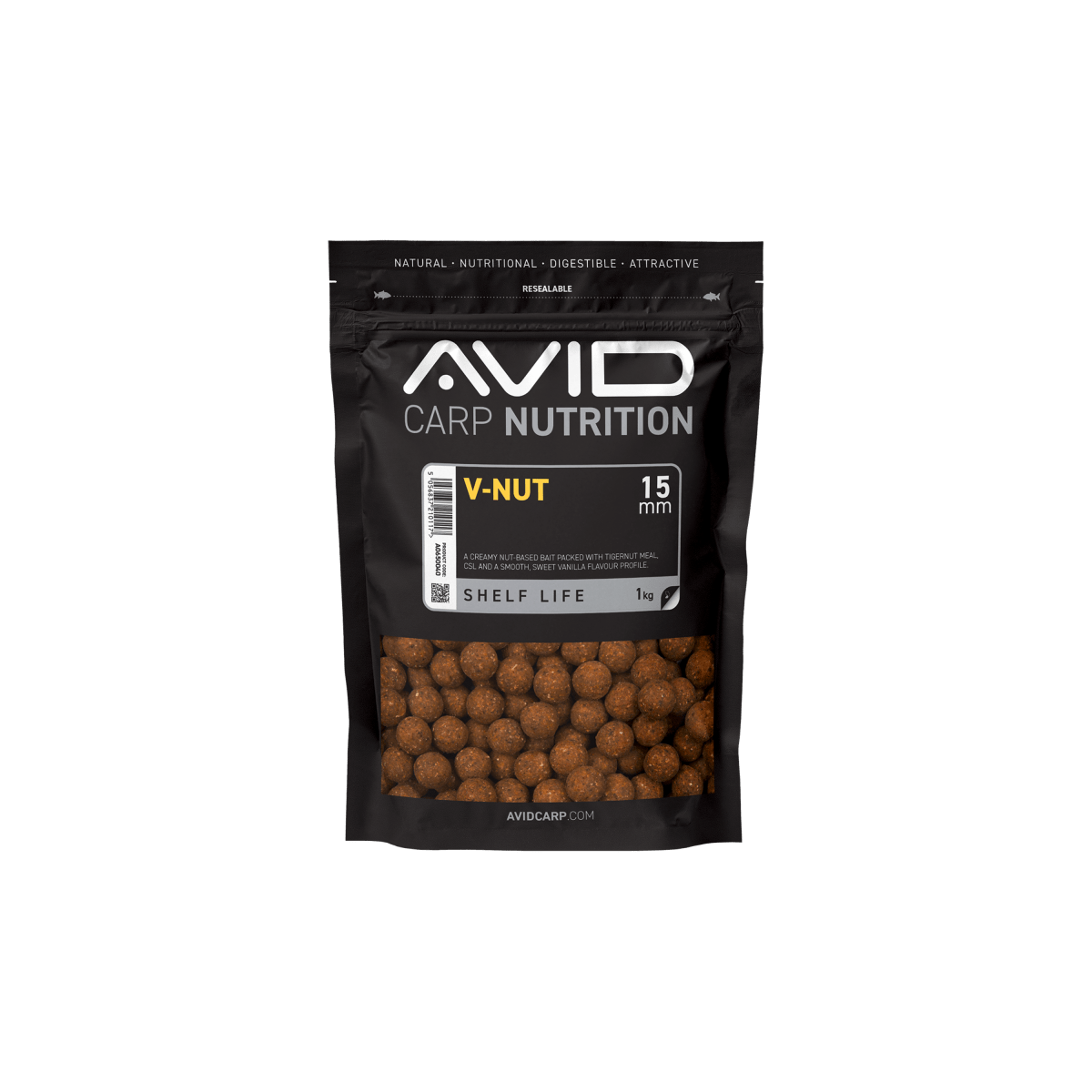 Avid Carp V - Nut - Boilies - KarperCentrale