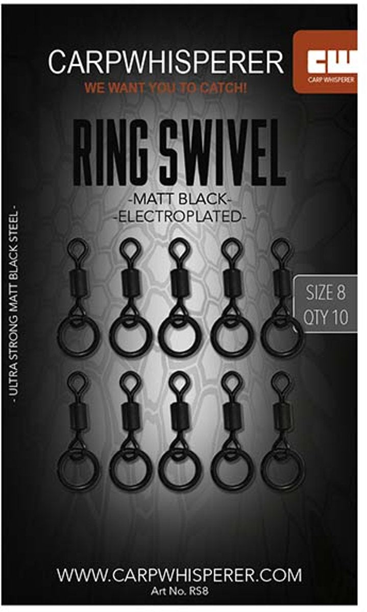 Girelle ad Anello - 10 pezzi - Nero Opaco