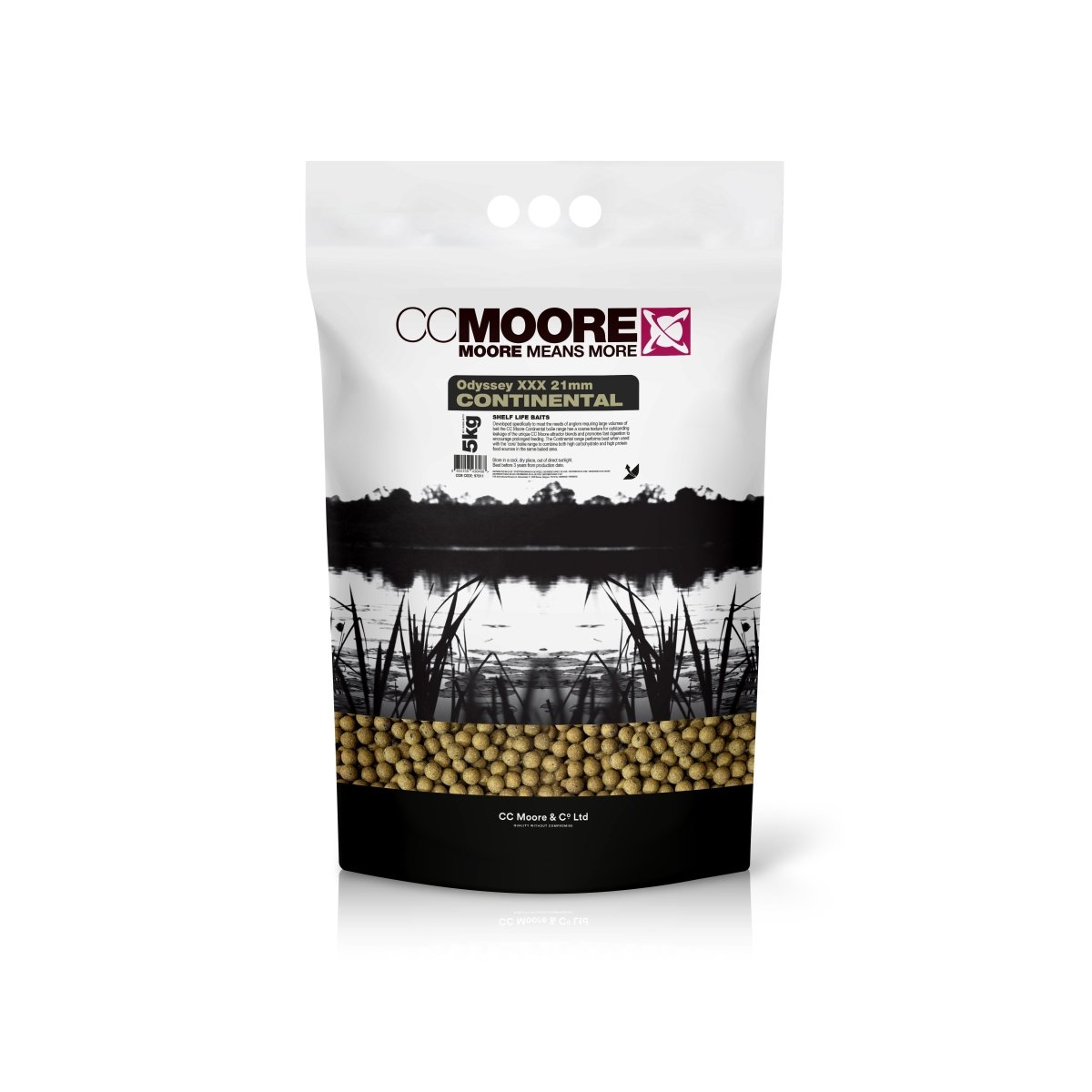 CC Moore 5kg Odyssey XXX Boilies - 21mm - Continental - KarperCentrale