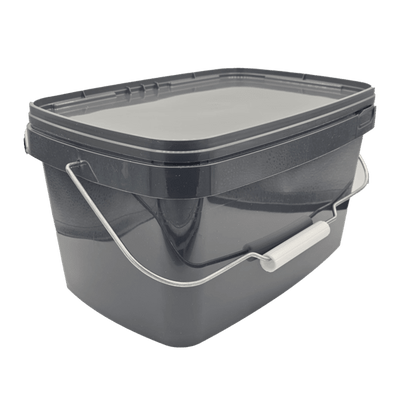 CC Solution Boilies Grey Bucket - 5L - With handle - Recycled Plastic - KarperCentrale