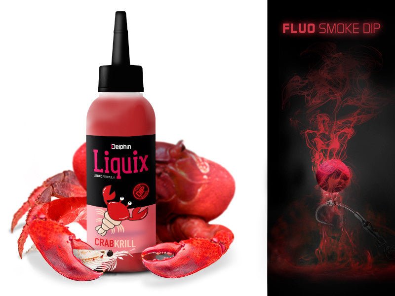 D Snax LiquiX - Crab & Krill - Fluo Dip - PVA Safe - Carnoso