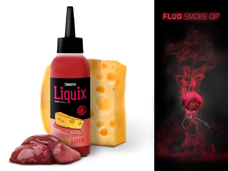 Fluo D Snax LiquiX - Cheese & Liver - Bezpieczny dla PVA - Fluodip