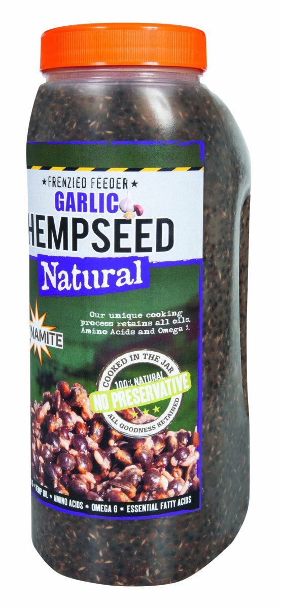Dynamite Baits Frendzied Hempseed - Garlic - 2.5L - Klaar voor gebruik - KarperCentrale