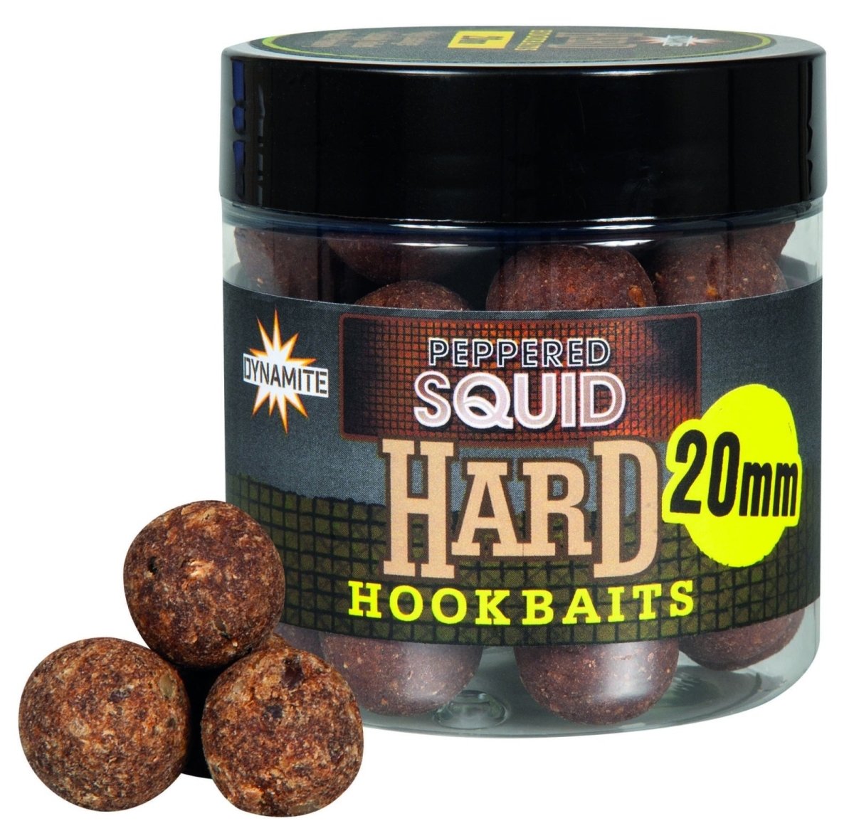 Dynamite Baits Peppered Squid Hard Hookbaits - 20mm - KarperCentrale