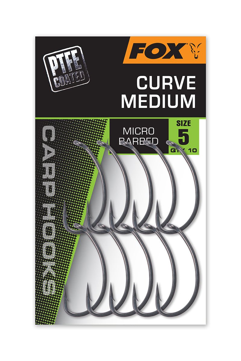 Curve Medium - Carp Hooks - PTFE Edition