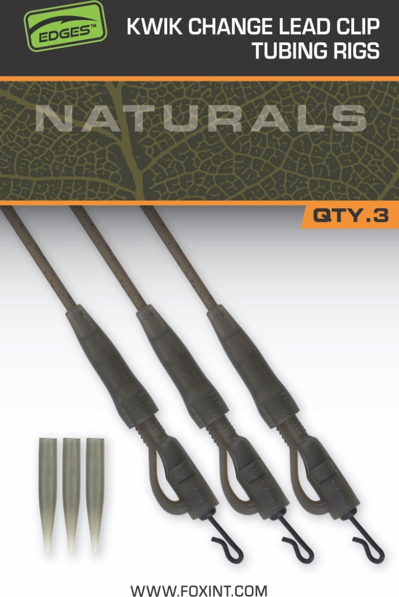 Edges Naturals Kwik Change Lead Clip Slange Rigs