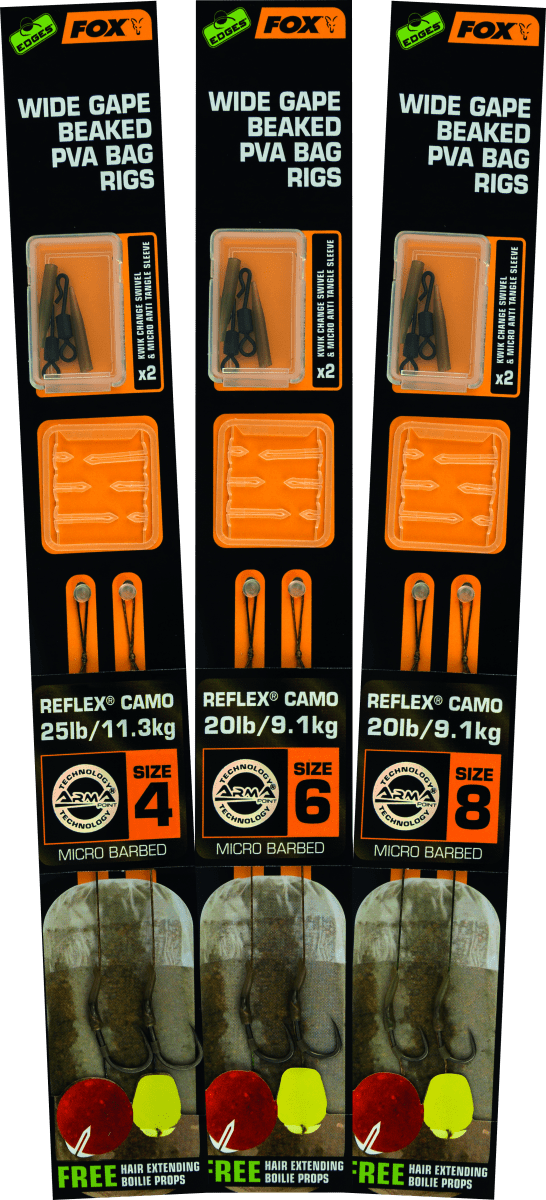 Edges Wide Gape Beaked PVA Ready Rigs