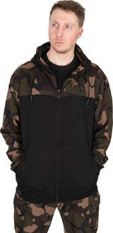 LW Black Camo Felpa con Cappuccio con Zip Divisa