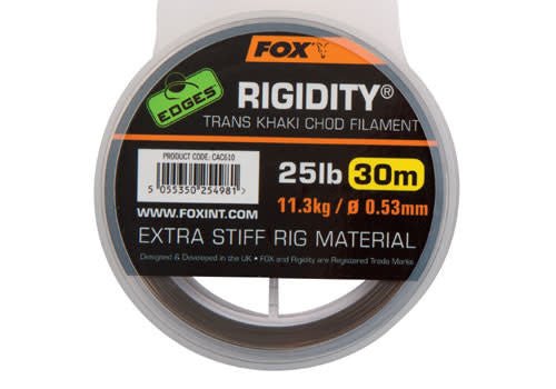 Rigidità - Filamento Chod - Verde Khaki Trasparente