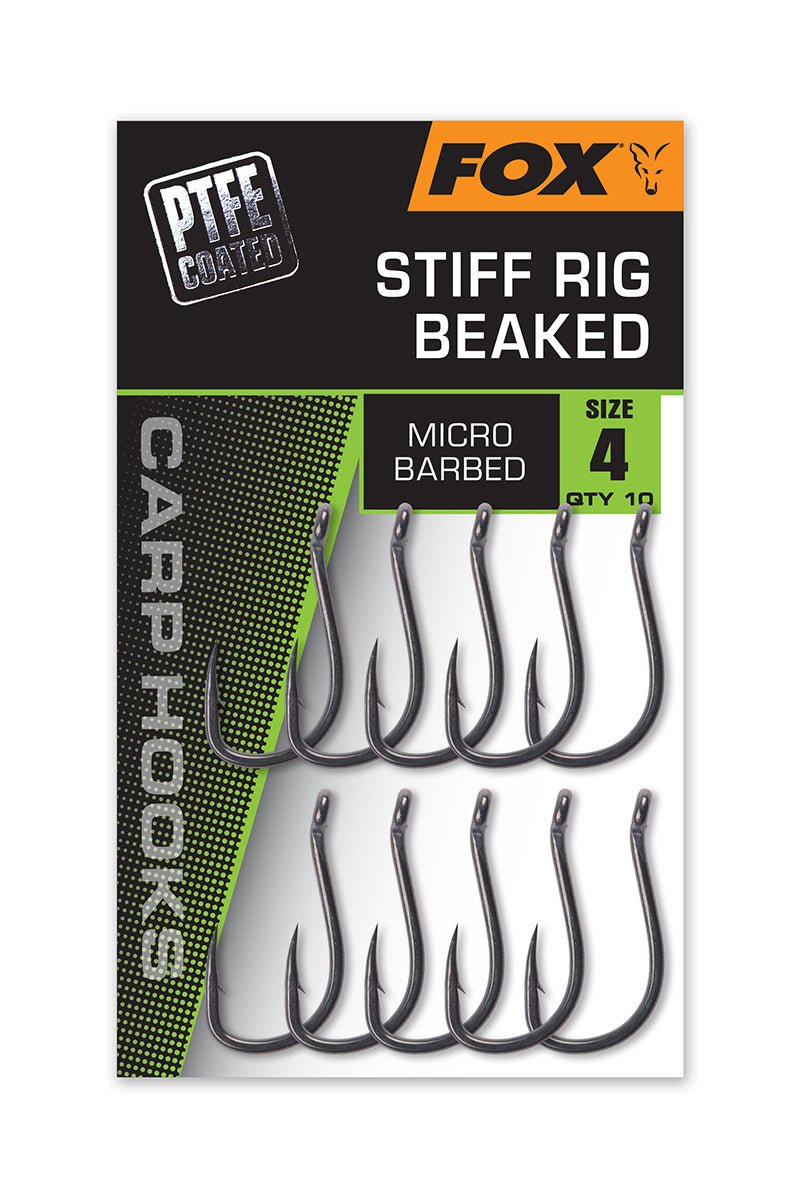 Stiff Rig Beaked - Carp Hooks - PTFE Edition