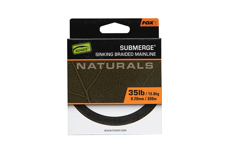 Fox Submerge Naturals Sinking Braid - 300m - dé KarperCentrale