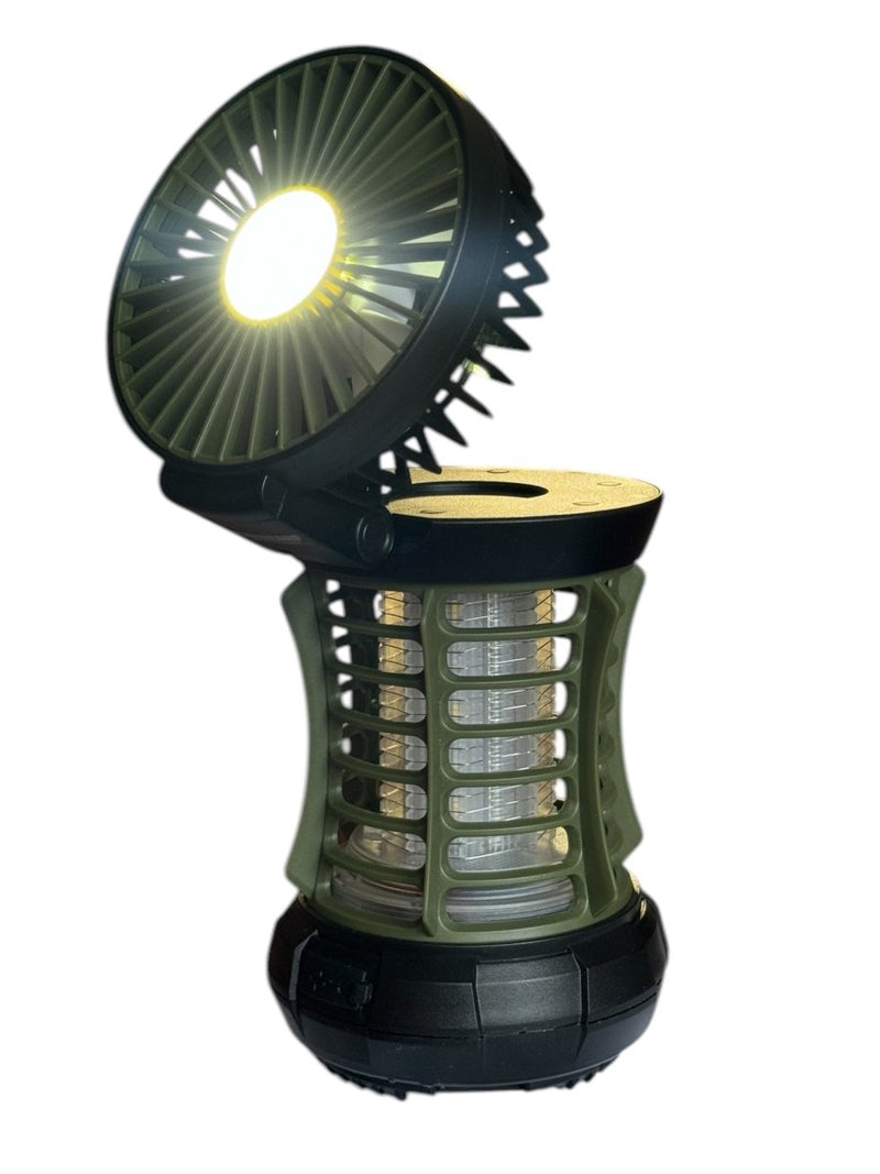Lampada Antizanzare e Illuminazione - Ricaricabile - Con Ventilatore