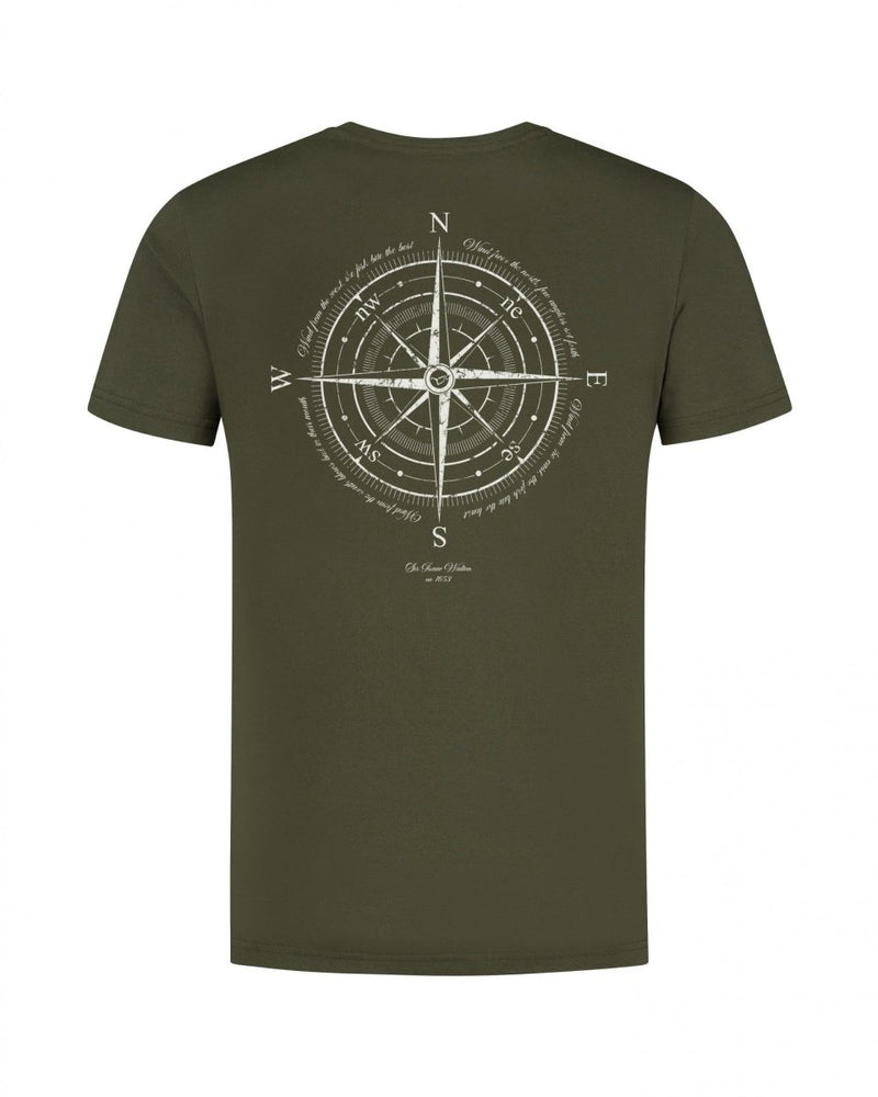 Compass Tee - Verde Oliva Scuro