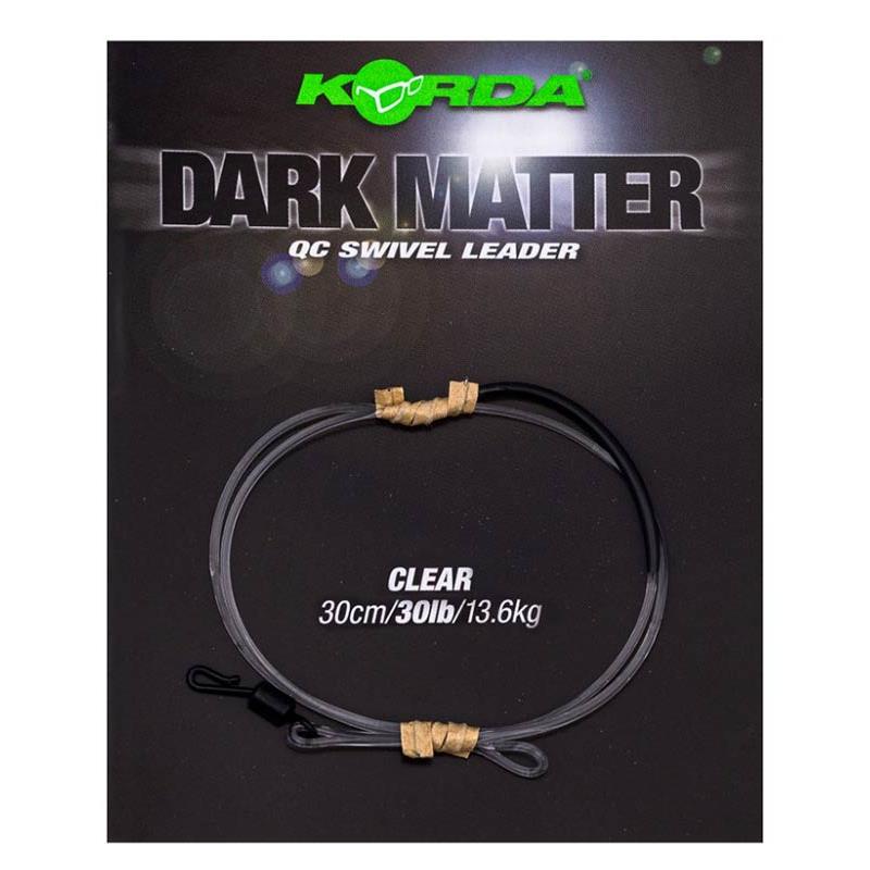 Dark Matter Leader - 30cm - Girella QC Trasparente - 30LB