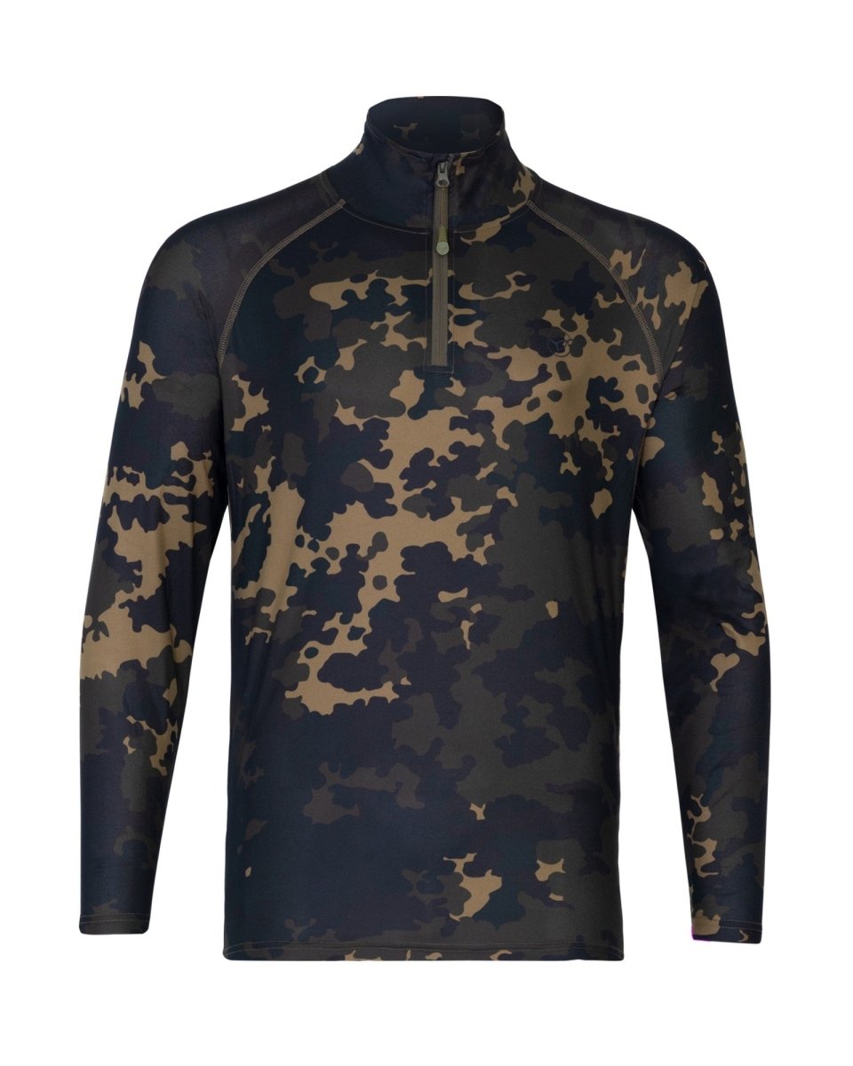 Jersey con cremallera Kool UPF - Camuflaje oscuro