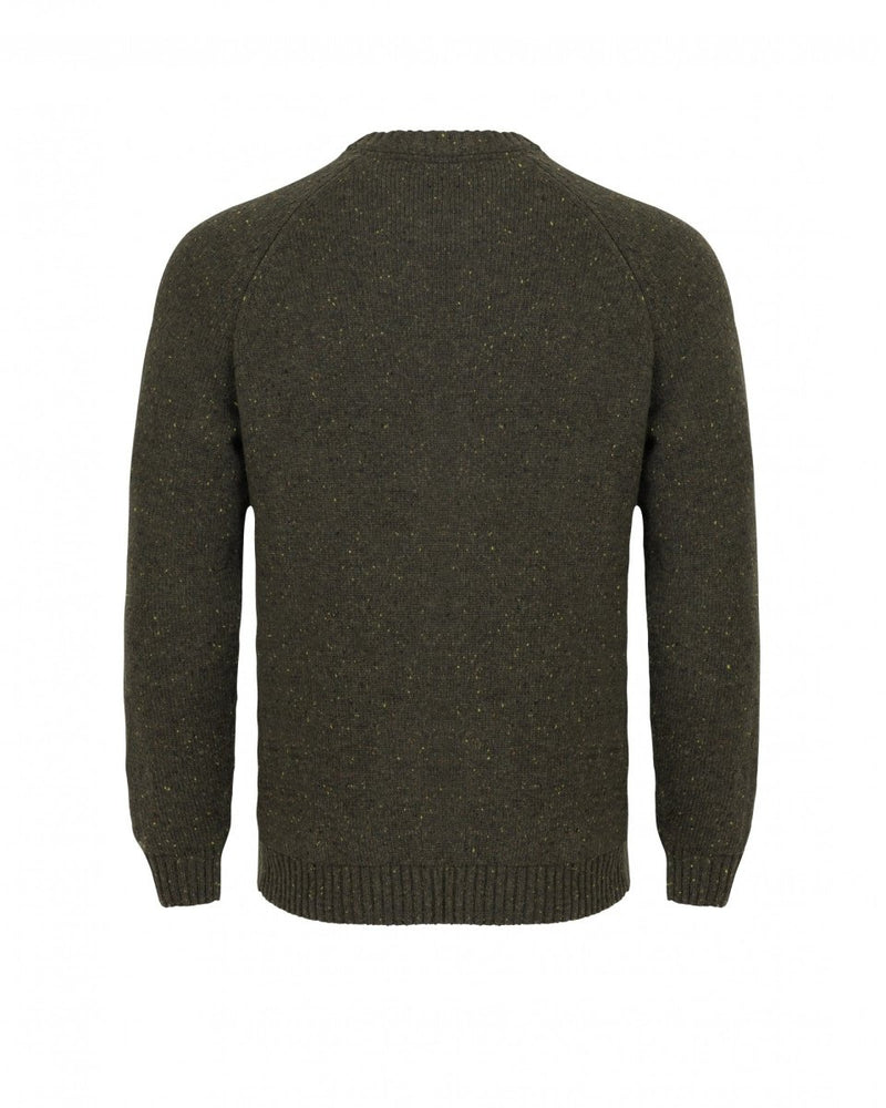 Maglione Mindset Fisherman - Maglia Lavorata - Verde Oliva Scuro