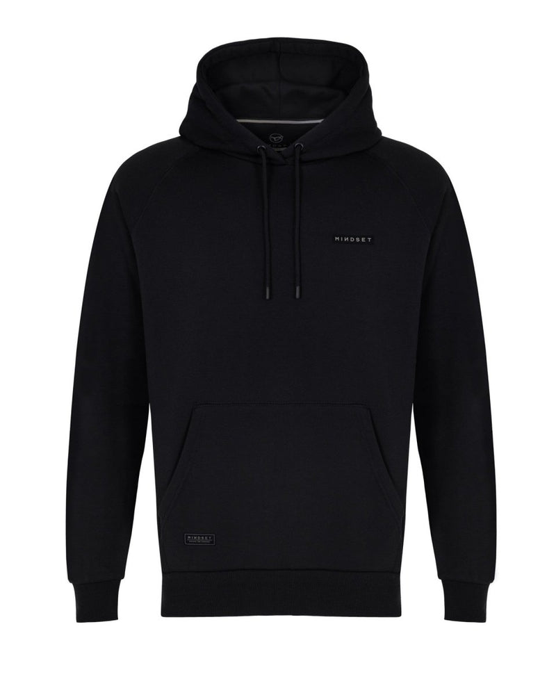 Mindset - Felpa con cappuccio Patch - Nera