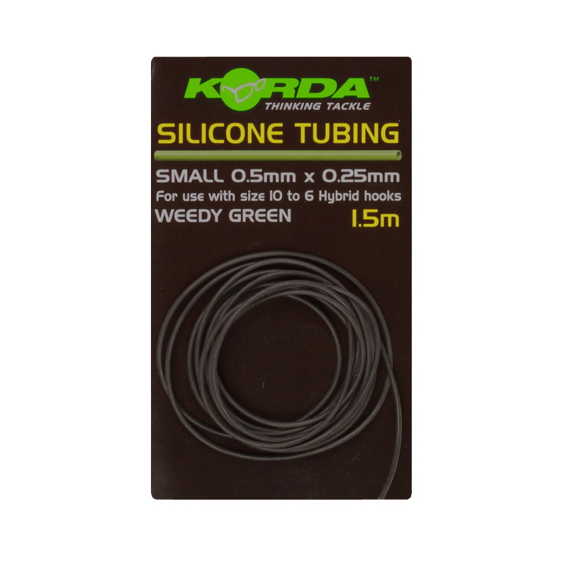 Tubo in silicone - 1.5m - verde