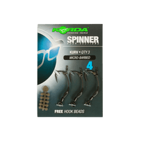 Korda Spinner hook sections - Kurv - Barbless - KarperCentrale
