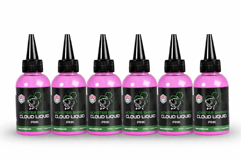 6x Monster Shrimp Cloud Liquid - Rosa - 100ml
