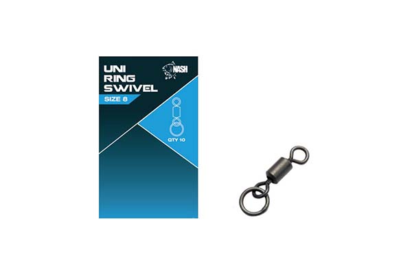 Nash Tackle Ring Swivel Size 8 - KarperCentrale